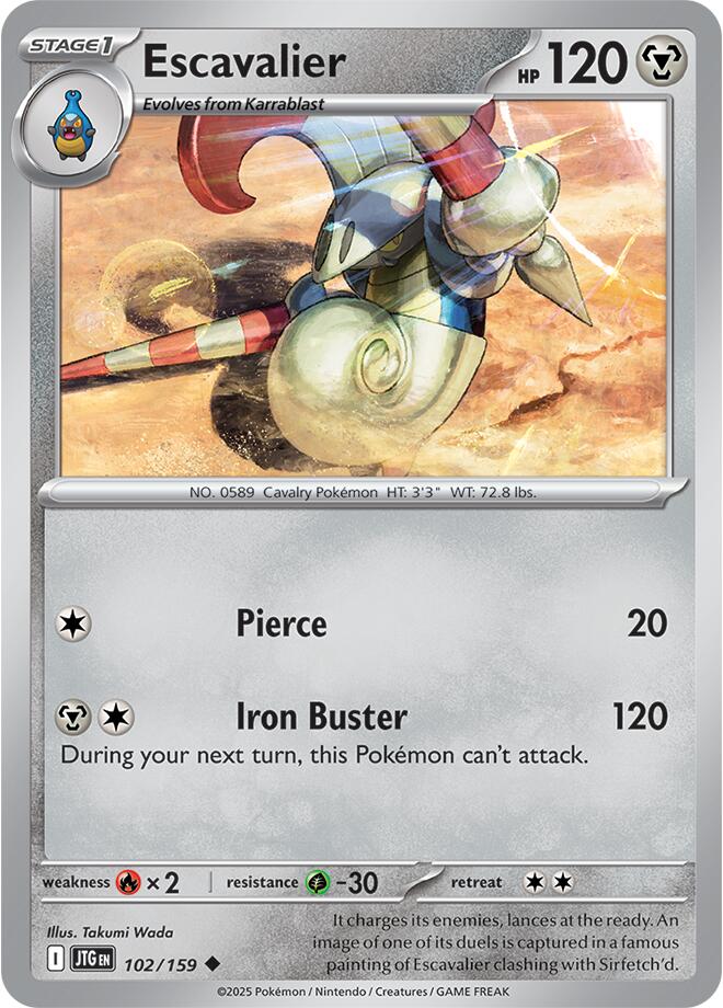 Escavalier (102/159) [Scarlet &amp; Violet: Journey Together] 