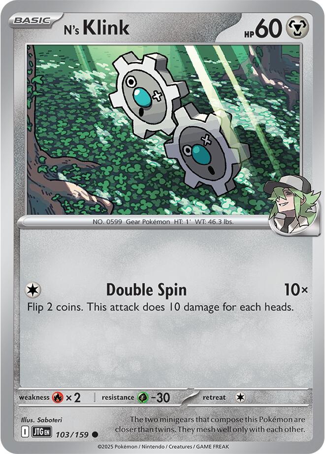 N's Klink (103/159) [Scarlet &amp; Violet: Journey Together] 