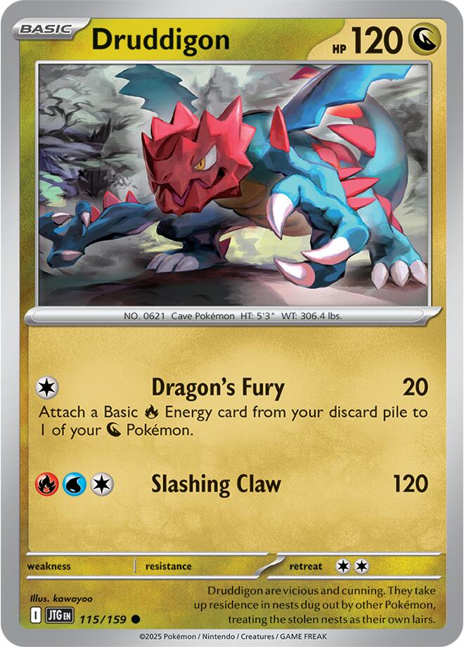 Druddigon (115/159) [Scarlet &amp; Violet: Journey Together] 