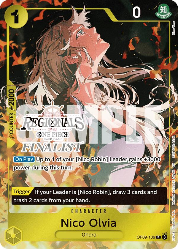 Nico Olvia (Offline Regional Finalist Card Set 2025 Vol.1) [One Piece Promotion Cards] 