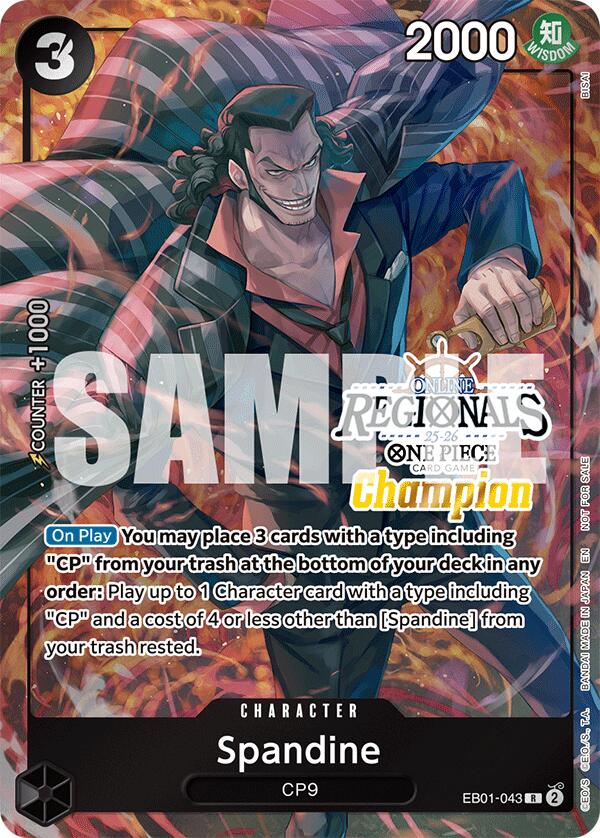 Spandine (Offline Regional Champion Card Set 2025 Vol.1) [One Piece Promotion Cards] 