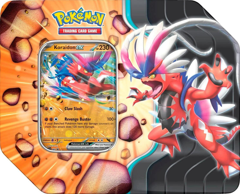 *Pre-Order* Slashing Legends Tin (Koraidon ex)