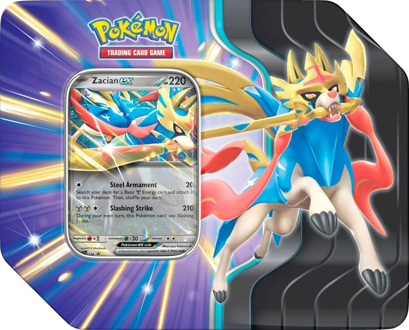 *Pre-Order* Slashing Legends Tin (Zacian ex)