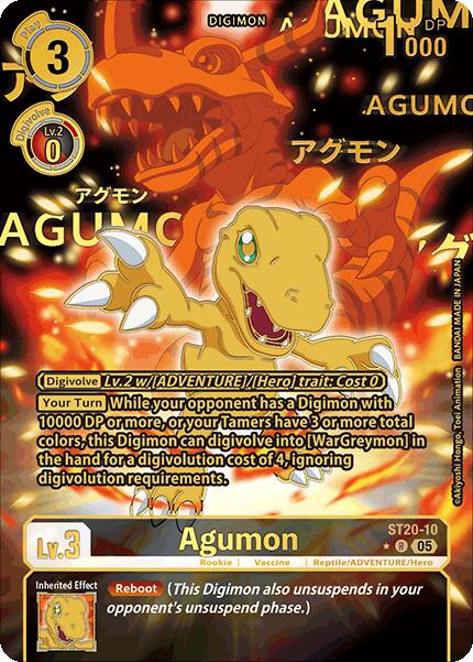 Agumon [ST20-10] (Rare Pull) [Starter Deck: Protector of Light] 
