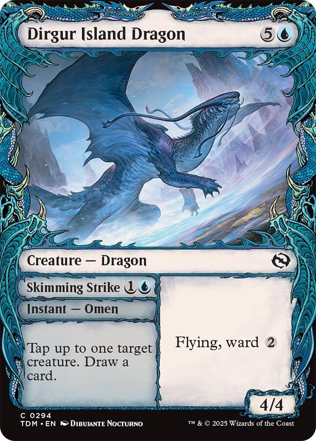 Dirgur Island Dragon (Showcase) [Tarkir: Dragonstorm] 