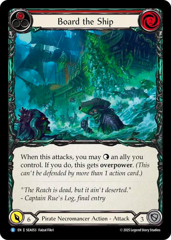 Board the Ship [SEA053] (High Seas) Rainbow Foil 