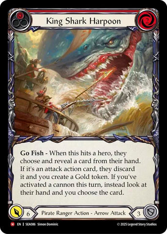 King Shark Harpoon [SEA086] (High Seas) Rainbow Foil 