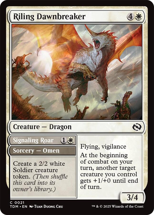 Riling Dawnbreaker [Tarkir: Dragonstorm] 