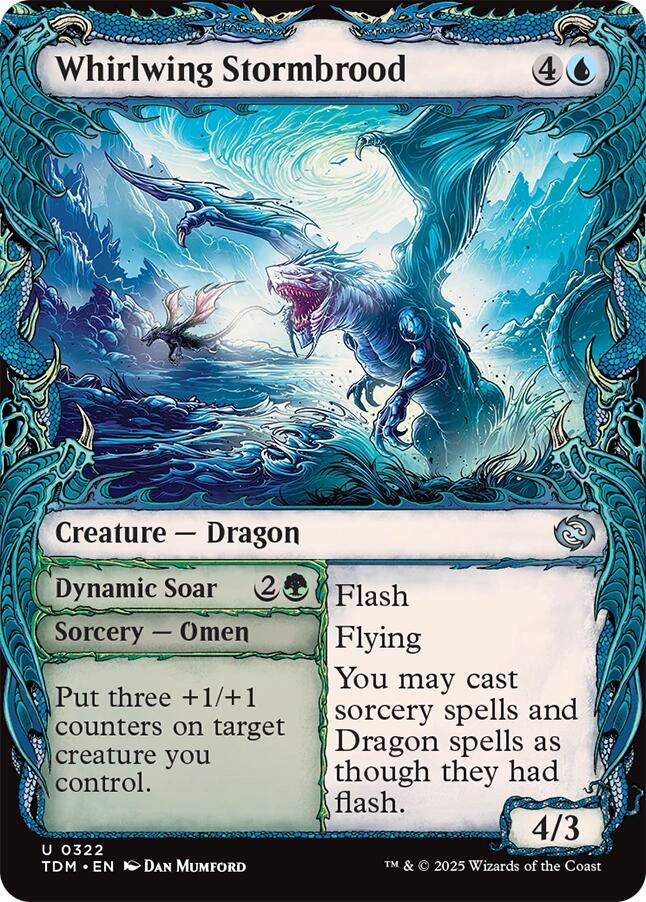 Whirlwing Stormbrood (Showcase) [Tarkir: Dragonstorm] 