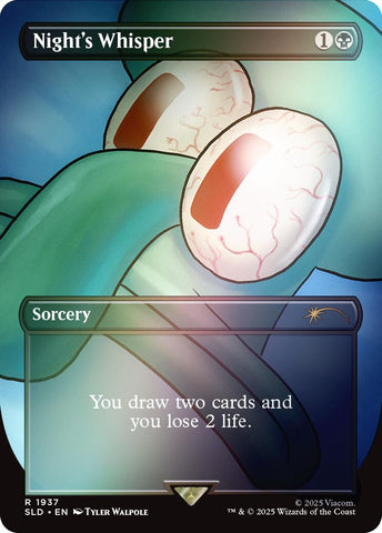 Night's Whisper (Rainbow Foil) [Secret Lair Drop Series] 