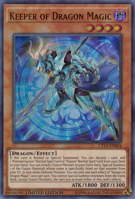 Keeper of Dragon Magic [CT15-EN004] Ultra Rare 