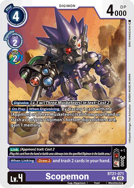Scopemon [BT21-071] [World Convergence] 