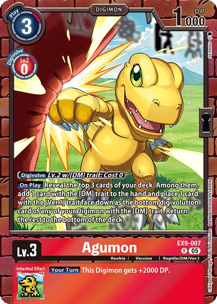 Agumon [EX9-007] [Versus Monsters] 