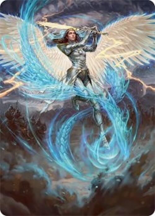 Elspeth, Storm Slayer Art Card (49/54) [Tarkir: Dragonstorm Art Series] 