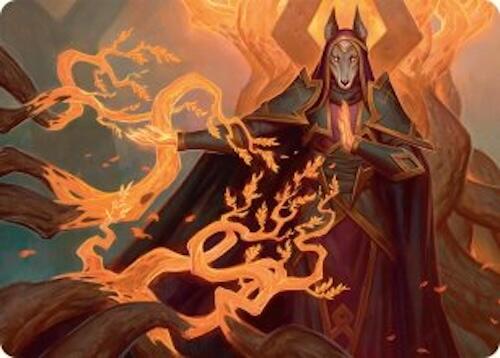 Abzan Devotee Art Card (10/54) [Tarkir: Dragonstorm Art Series] 