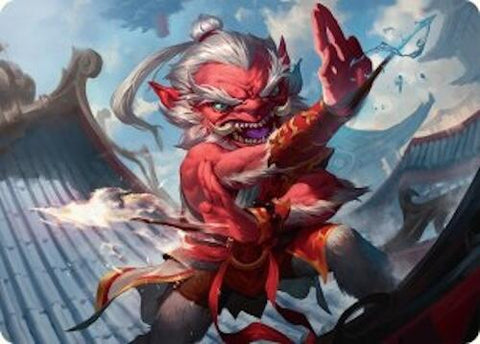 Devoted Duelist Art Card (15/54) ​​[Tarkir: Dragonstorm Art Series] 