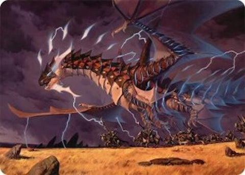 Neriv, Heart of the Storm Art Card (25/54) ​​[Tarkir: Dragonstorm Art Series] 