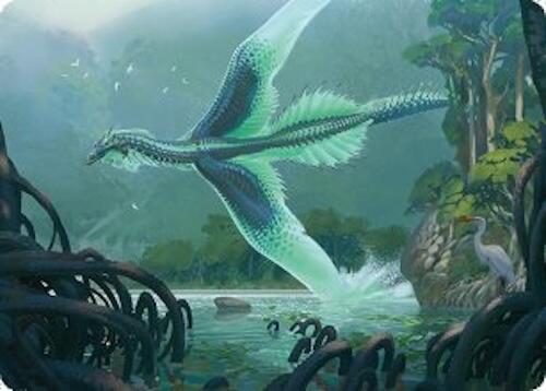 Teval, Arbiter of Virtue Art Card (26/54) [Tarkir: Dragonstorm Art Series] 