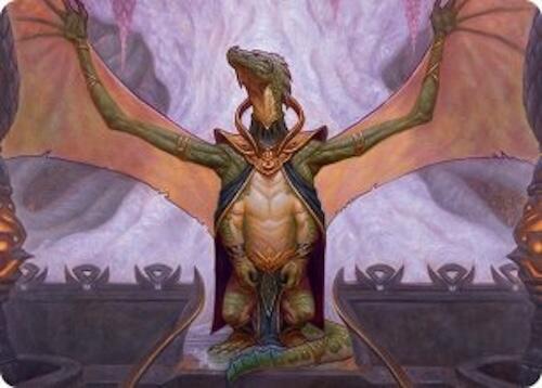 Kheru Goldkeeper Art Card (36/54) [Tarkir: Dragonstorm Art Series] 