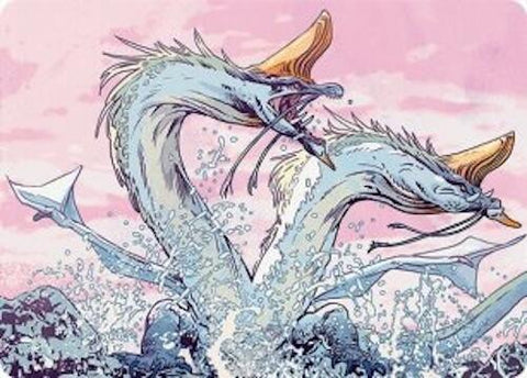 Twinmaw Stormbrood Art Card (39/54) [Tarkir: Dragonstorm Art Series] 