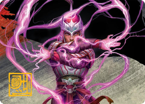 All-Out Assault Art Card (43/54) (Gold-Stamped Signature) [Tarkir: Dragonstorm Art Series] 