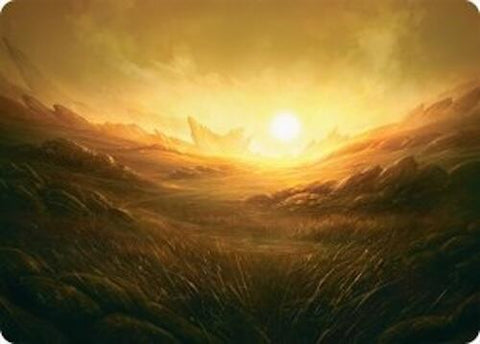 Plains Art Card (31/54) [Tarkir: Dragonstorm Art Series] 