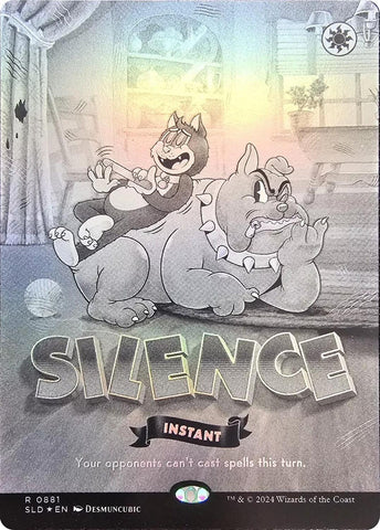 Silence (0881) (Black &amp; White Foil) [Secret Lair Drop Series] 