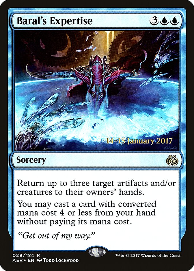 Baral's Expertise [Aether Revolt Prerelease Promos] 