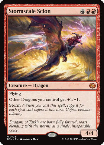 Stormscale Scion [Tarkir: Dragonstorm Promos] 