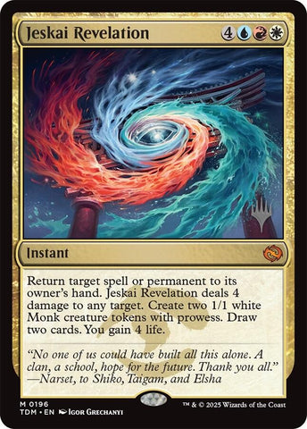 Jeskai Revelation [Tarkir: Dragonstorm Promos] 