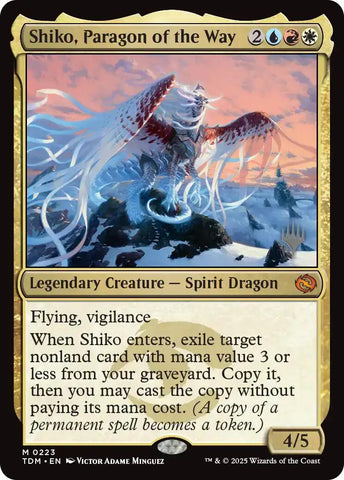 Shiko, Paragon of the Way [Tarkir: Dragonstorm Promos] 