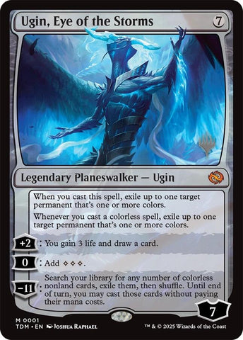 Ugin, Eye of the Storms [Tarkir: Dragonstorm Promos] 