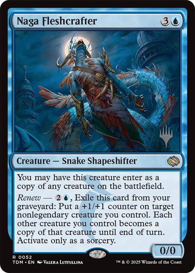 Naga Fleshcrafter [Tarkir: Dragonstorm Promos] 