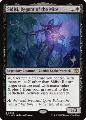 Sidisi, Regent of the Mire [Tarkir: Dragonstorm Promos] 