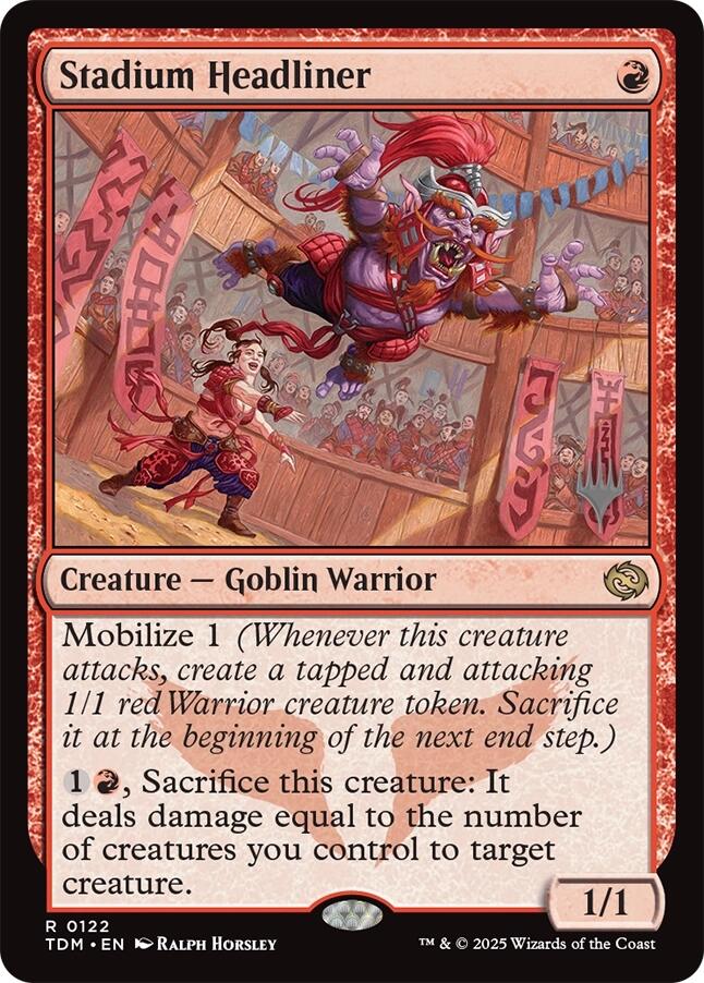 Stadium Headliner [Tarkir: Dragonstorm Promos] 