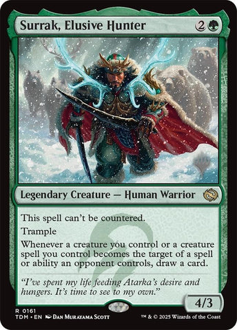 Surrak, Elusive Hunter [Tarkir: Dragonstorm Promos] 