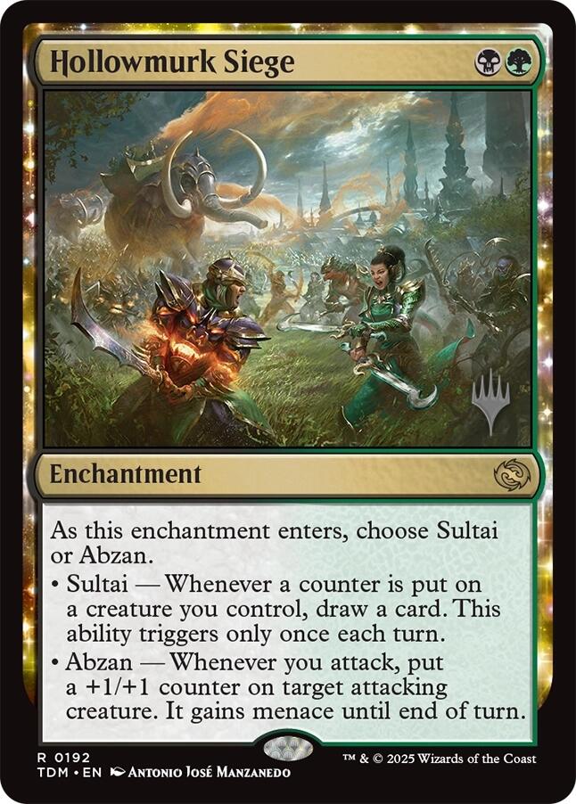 Hollowmurk Siege [Tarkir: Dragonstorm Promos] 