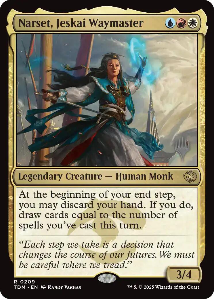 Narset, Jeskai Waymaster [Tarkir: Dragonstorm Promos] 