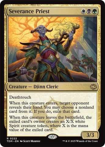 Severance Priest [Tarkir: Dragonstorm Promos] 