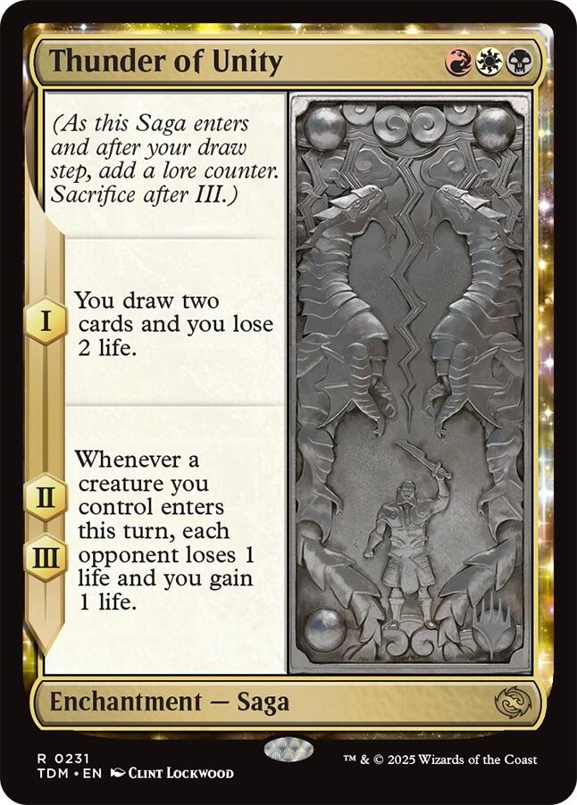 Thunder of Unity [Tarkir: Dragonstorm Promos] 