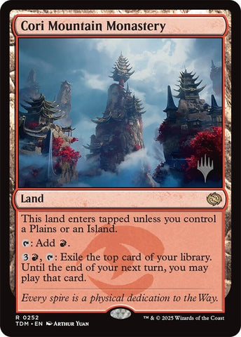 Cori Mountain Monastery [Tarkir: Dragonstorm Promos] 