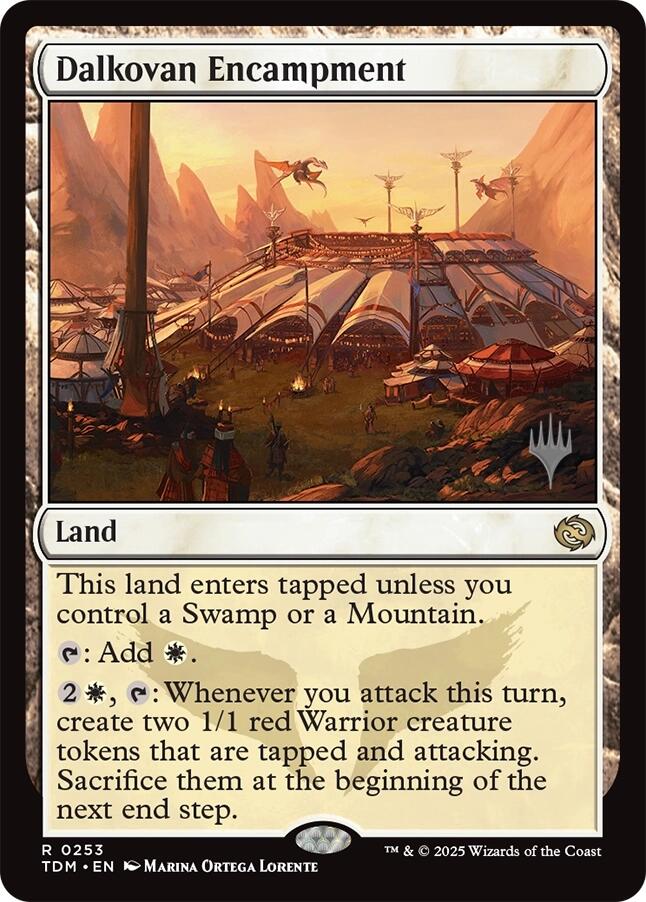 Dalkovan Encampment [Tarkir: Dragonstorm Promos] 