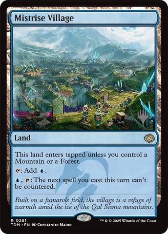Mistrise Village [Tarkir: Dragonstorm Promos] 