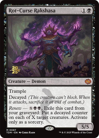 Rot-Curse Rakshasa [Tarkir: Dragonstorm Prerelease Cards] 