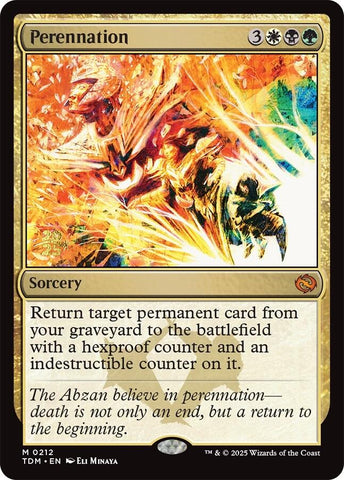 Perennation [Tarkir: Dragonstorm Prerelease Cards] 