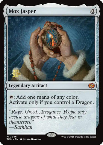 Mox Jasper [Tarkir: Dragonstorm Prerelease Cards] 