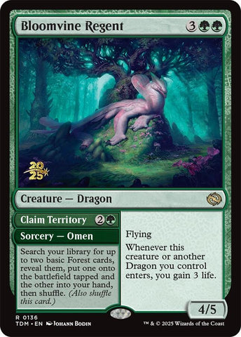 Bloomvine Regent [Tarkir: Dragonstorm Prerelease Cards] 