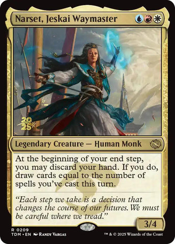 Narset, Jeskai Waymaster [Tarkir: Dragonstorm Prerelease Cards] 