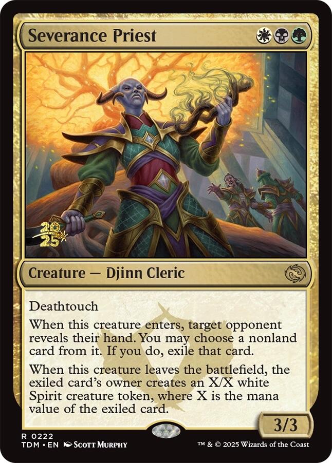 Severance Priest [Tarkir: Dragonstorm Prerelease Cards] 