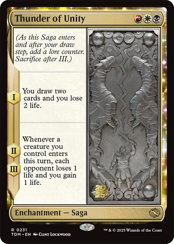 Thunder of Unity [Tarkir: Dragonstorm Prerelease Cards] 